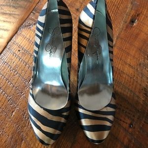 Jessica Simpson tiger heels